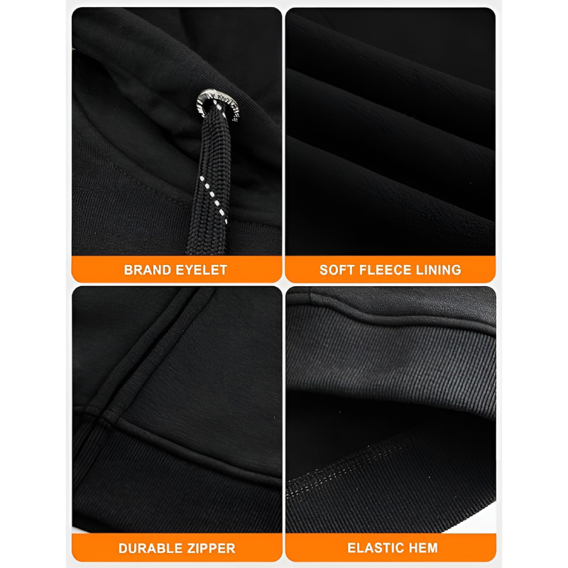 Heated Hoodie Sweatshirt Unisex