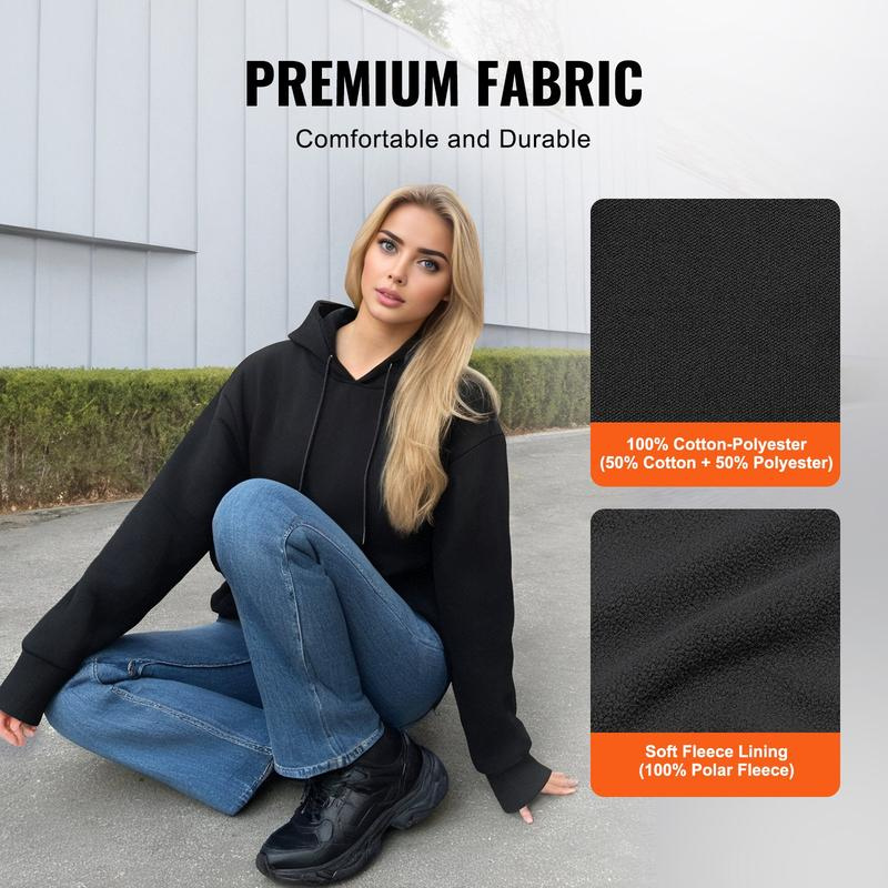 Heated Hoodie Sweatshirt Unisex